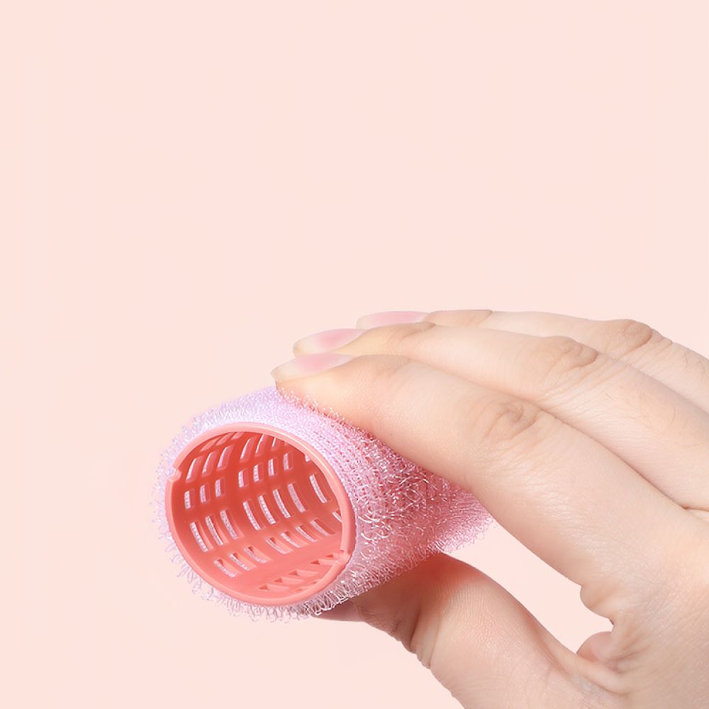 Hair Care Is Self Care - โรลม้วนผมไร้ความร้อน ไนลอน จับตัวเองได้ อุปกรณ์จัดแต่งทรงผมหน้าม้า สำหรับม้วนลอน คลื่น