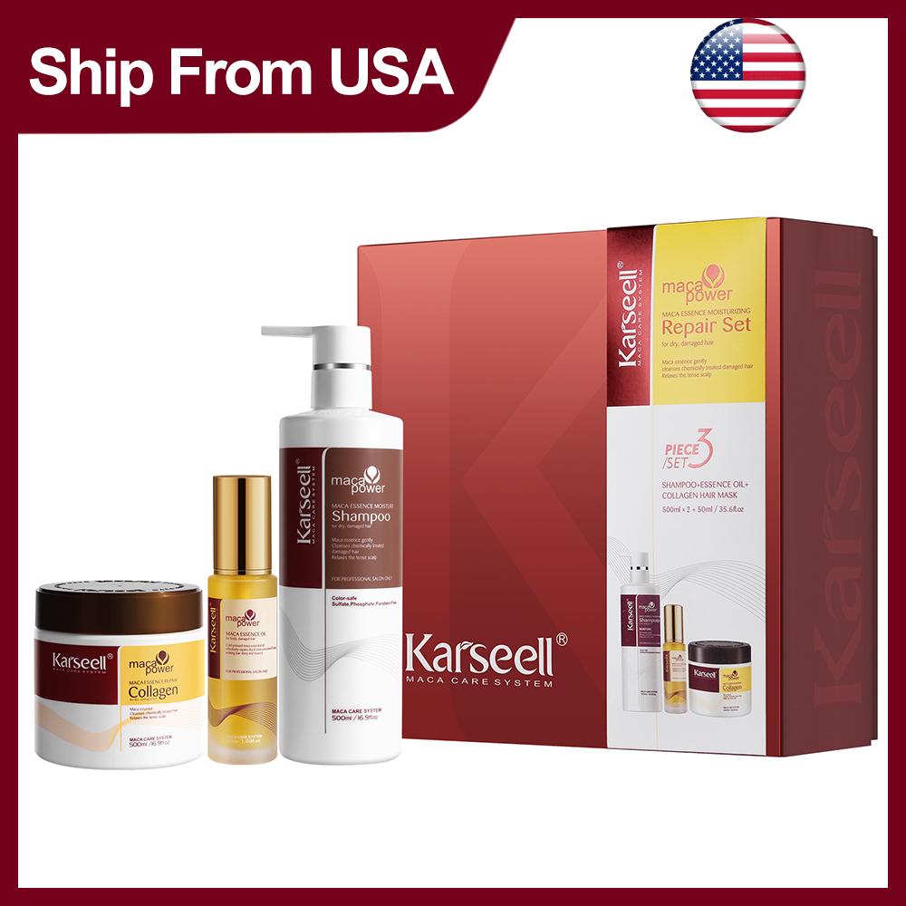Hair Care Normal - ชุดบำรุงผมแห้งเสีย คาร์ซีล คอลลาเจน แฮร์ มาส์ก +