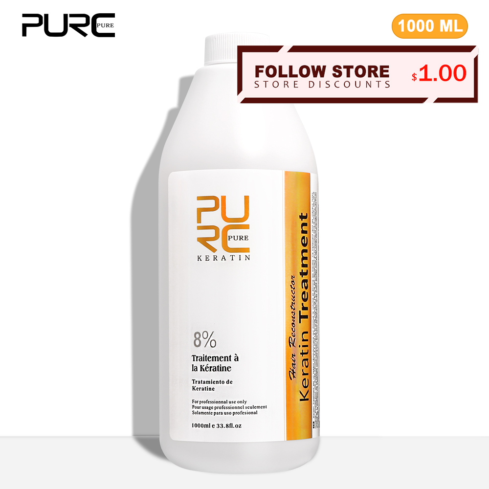 Hair Care Products - PURC 8% Keratin Smoothing Treatment Frizzy
