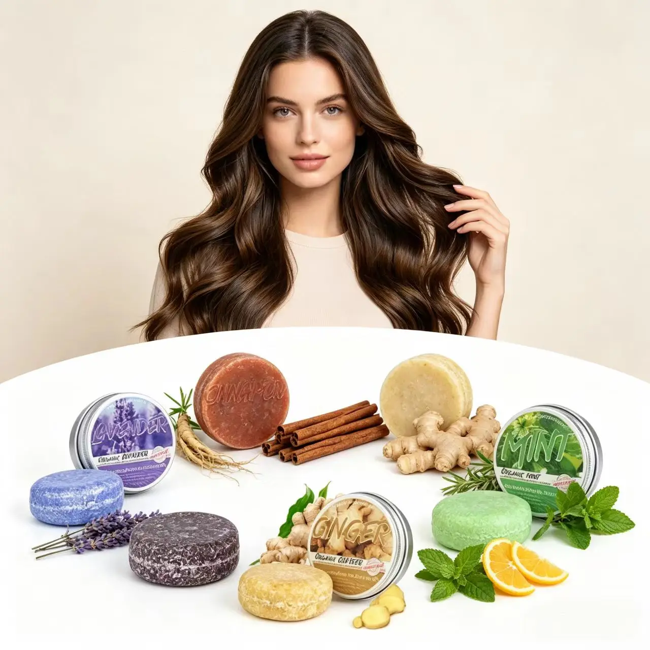 Hair Care Normal - แชมพูสบู่ขิง สบู่ดูแลเส้นผม สินค้าขายดีข้ามพรมแดน แชมพูสบู่ ทีทรี ขิง