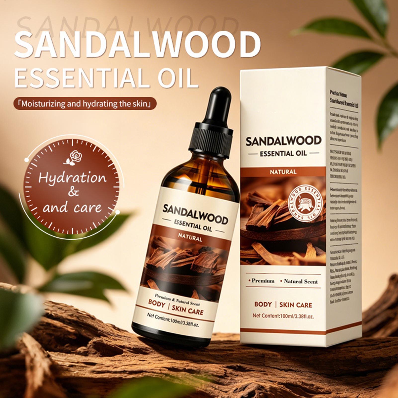 Hair Care Women - น้ำมันหอมไม้จันทน์ 100 มล. น้ำมันหอมระเหยธรรมชาติสำหรับเครื่องกระจายกลิ่น บำรุงผิว นวดตัว