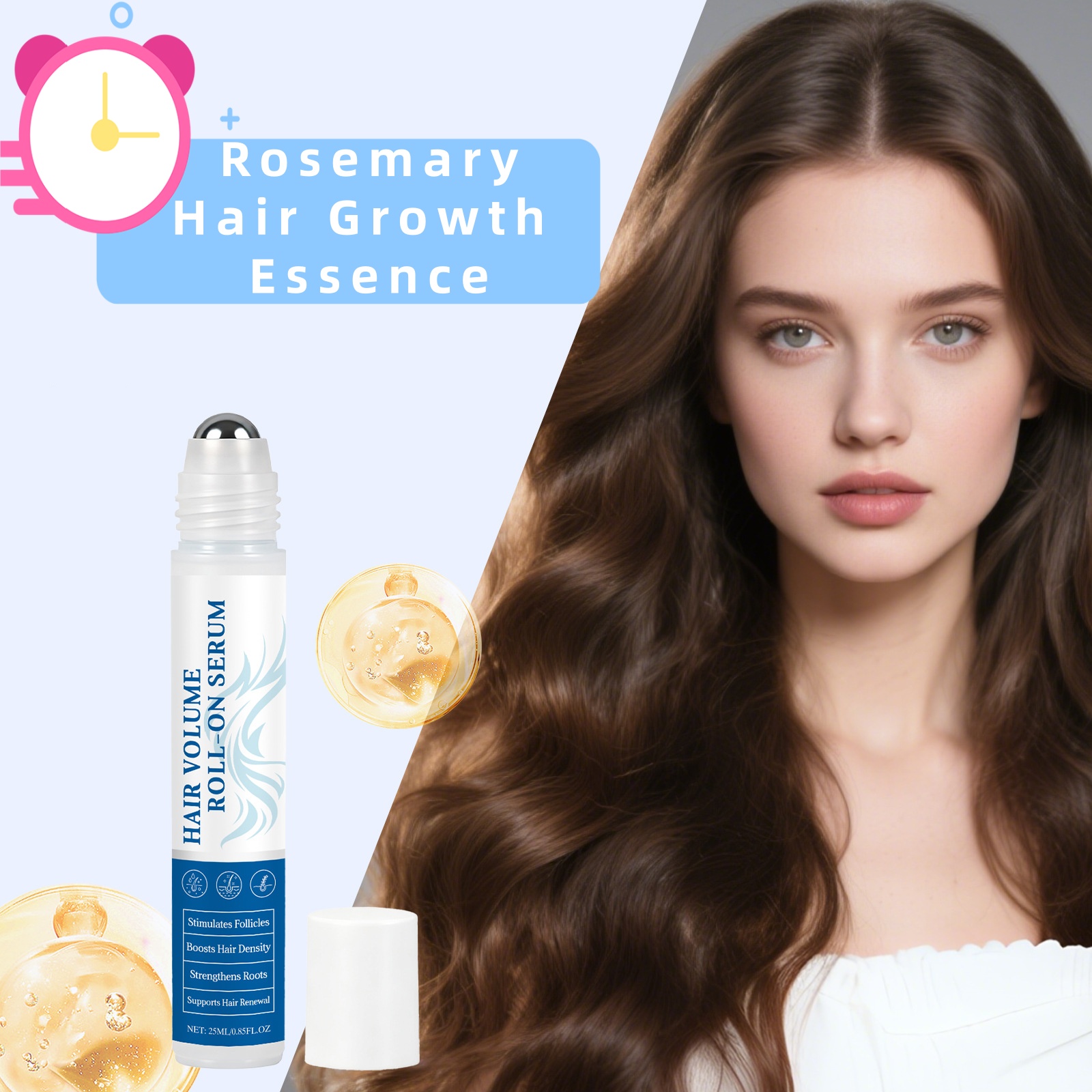 Hair Care Oil Serum - เซรั่มบำรุงเส้นผมและหนังศีรษะ โรสแมรี่ ช่วยกระตุ้นการเจริญเติบโตของเส้นผม ควบคุมความมัน บำรุงรากผม ซ่อมแซมหนังศีรษะที่เสียหาย