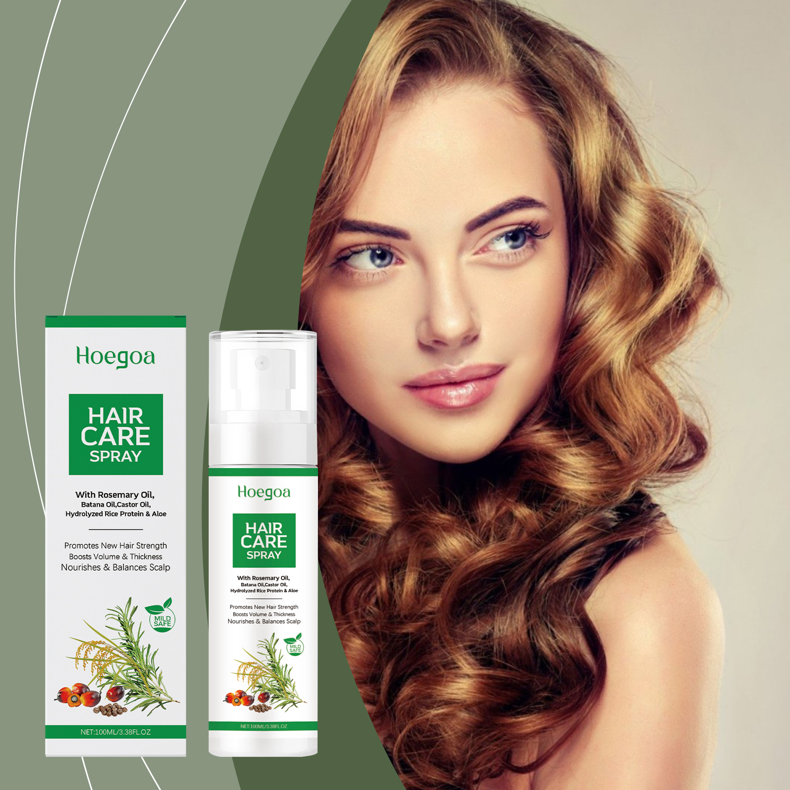 Hair Care Products - โฮโกอา สเปรย์บำรุงหนังศีรษะ สูตรอ่อนโยน สำหรับผมแห้ง ช่วยฟื้นบำรุงเส้นผมให้นุ่มลื่น บำรุงหนังศีรษะ