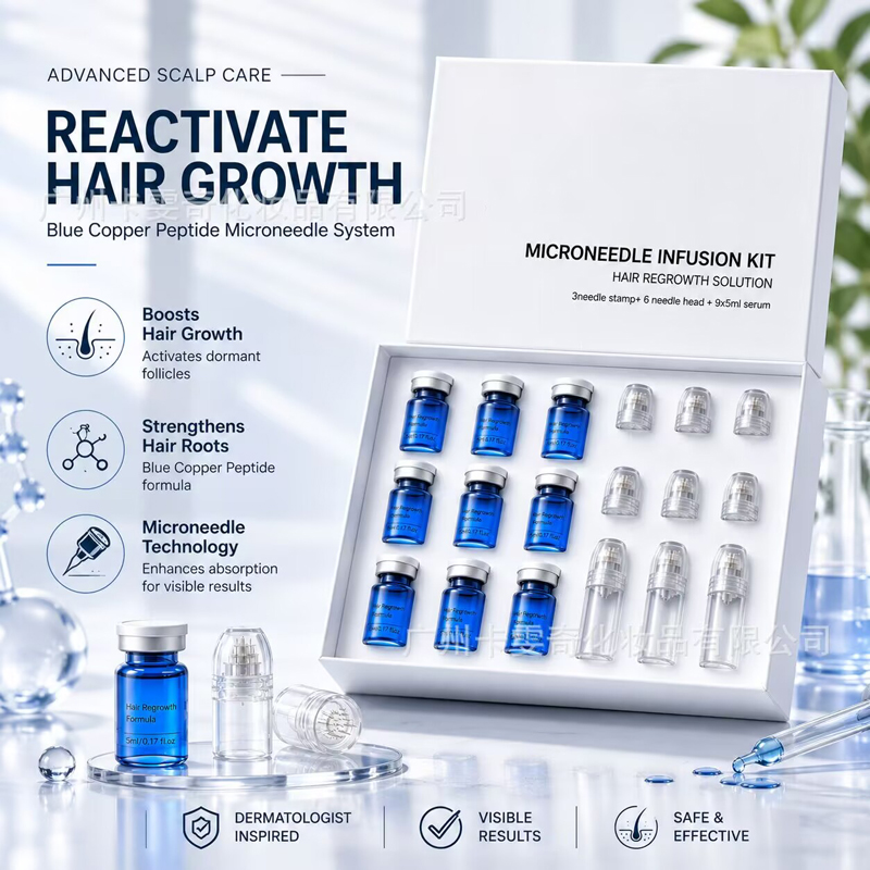 ชุดผลิตภัณฑ์บำรุงเส้นผม GHK-Cu - Hair Care Oil Serum บทวิจารณ์และราคา
