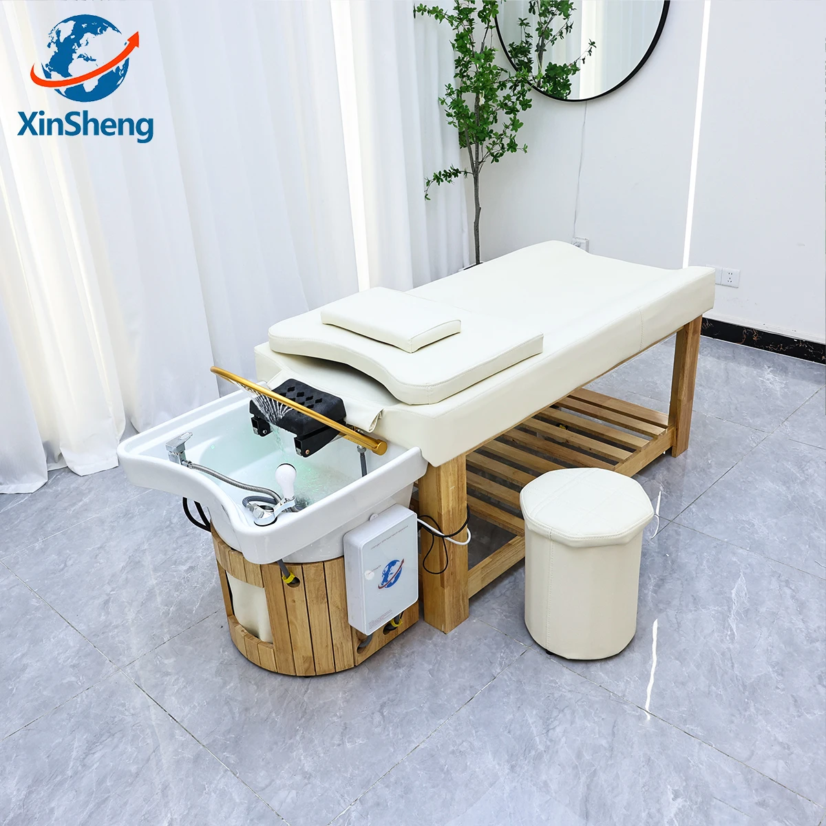 XinSheng โต๊ะนวดเตียงนวดแชมพูเ - Hair Care Is Self Care บทวิจารณ์และราคา