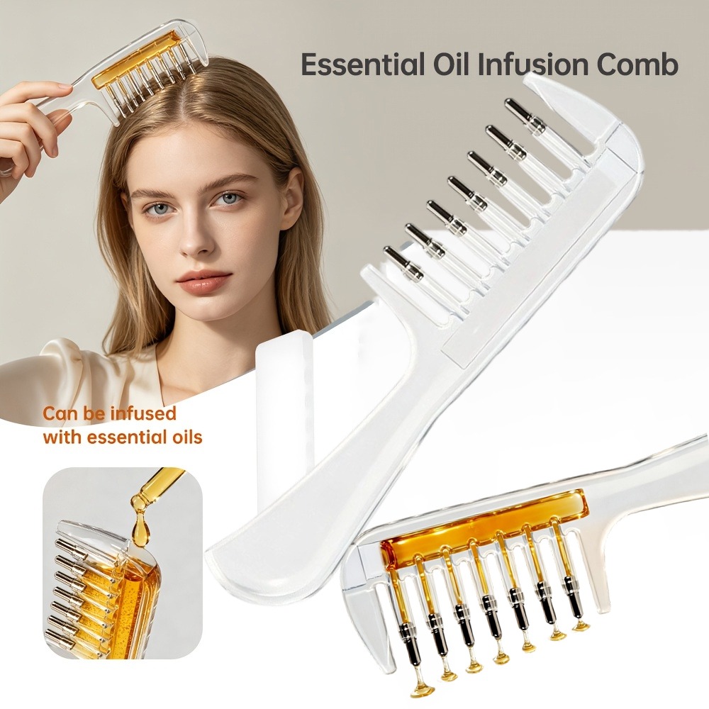 หวีใสแบบพกพาสำหรับทาเซรั่มบำรุ - Hair Care Oil Serum บทวิจารณ์และราคา