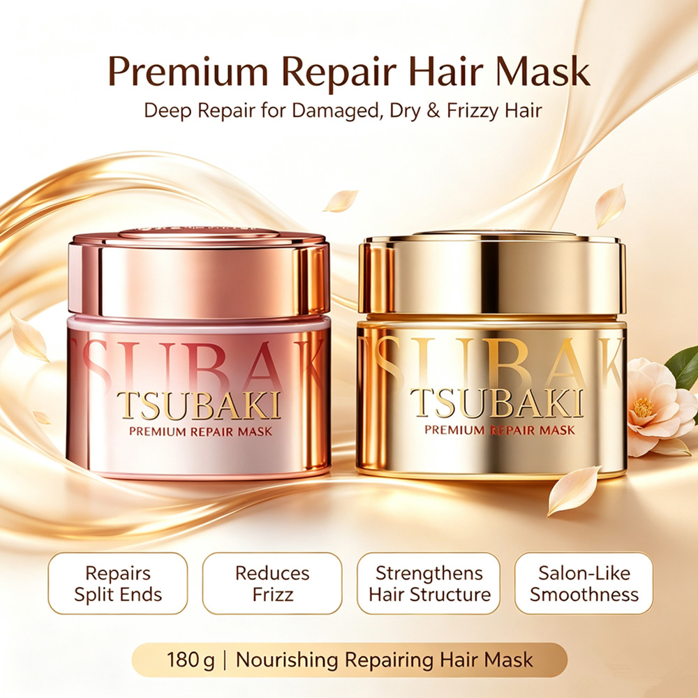 TSUBAKI พรีเมียม รีแพร์ มาส์ก  - Hair Care Tsubaki บทวิจารณ์และราคา