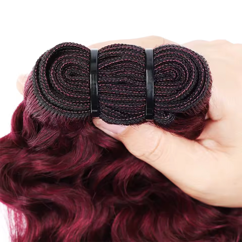ผมแท้แบบมัด 99J สีเบอร์กันดี แ - Hair Care Women บทวิจารณ์และราคา