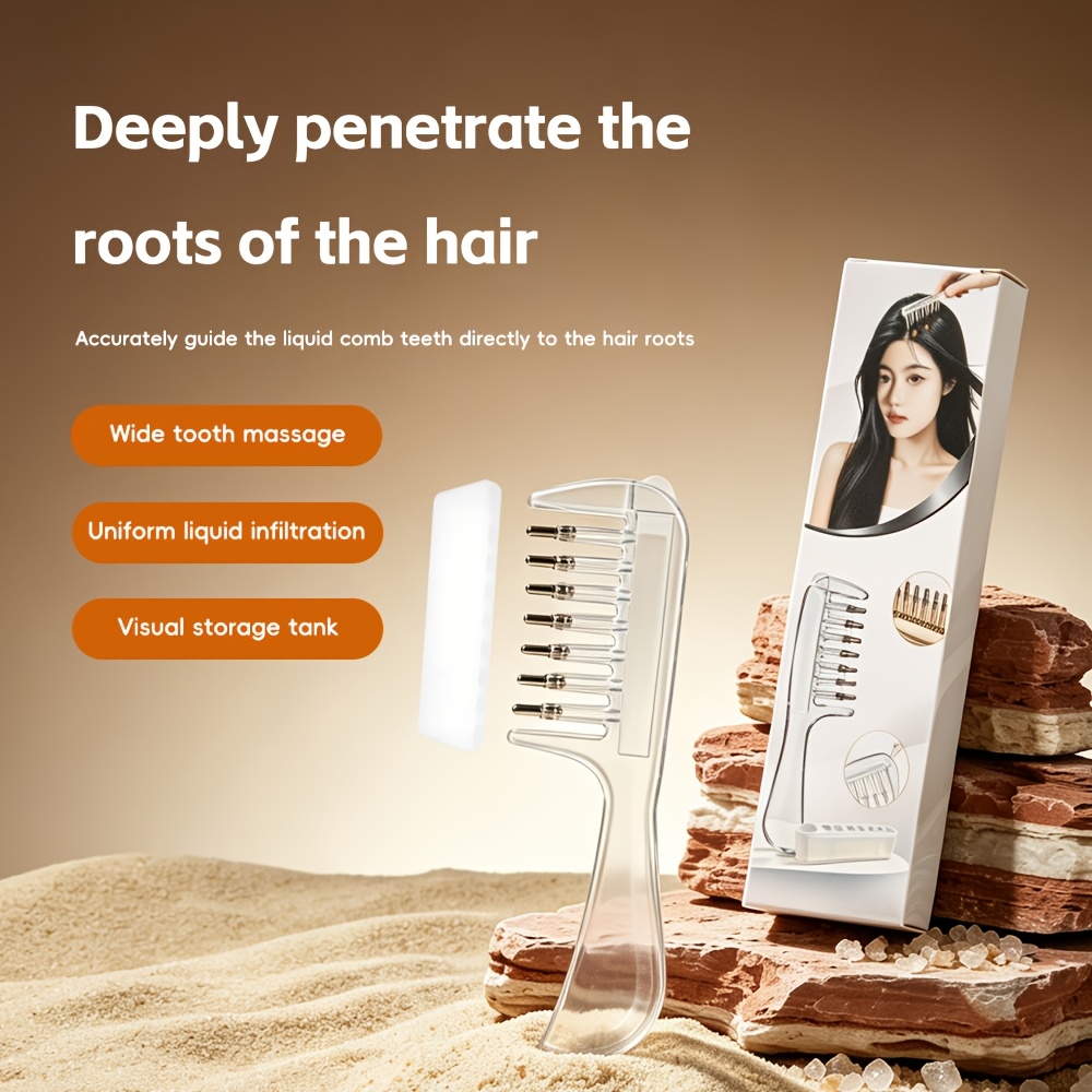 หวีใสแบบพกพาสำหรับทาเซรั่มบำรุ - Hair Care Oil Serum บทวิจารณ์และราคา