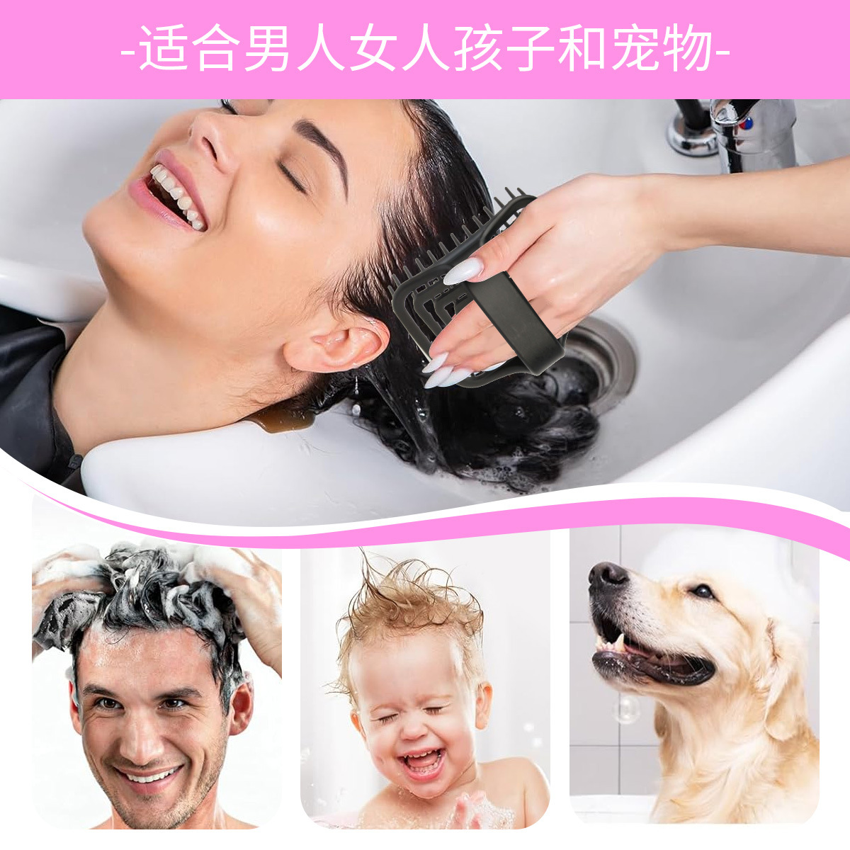 แปรงนวดหนังศีรษะ WANMEI - ทำคว - Hair Care Women บทวิจารณ์และราคา
