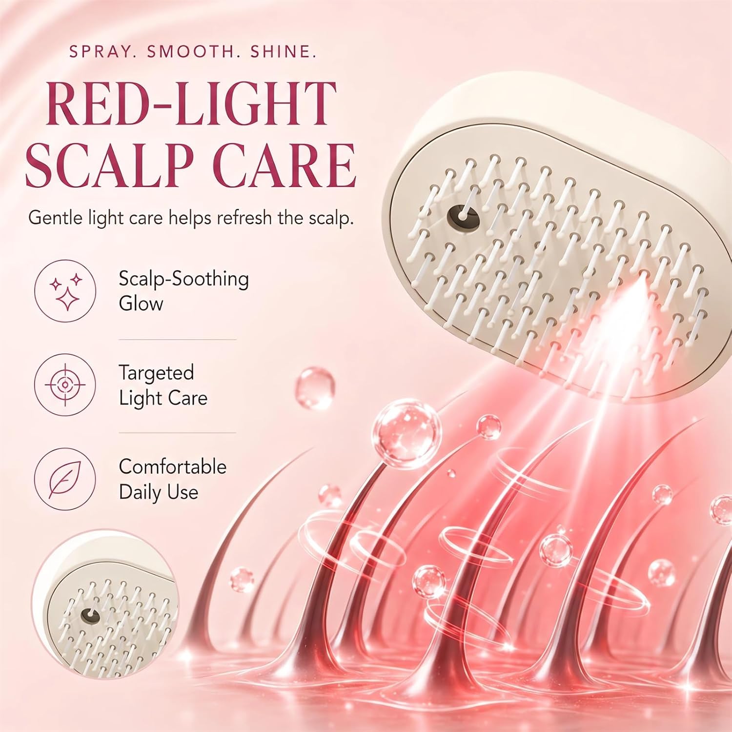 หวีนวดอเนกประสงค์, เครื่องนวดห - Hair Care Is Self Care บทวิจารณ์และราคา