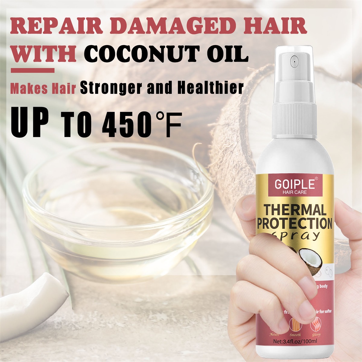 ชุดผลิตภัณฑ์บำรุงเส้นผมเพื่อกา - Hair Care Heat Protectant บทวิจารณ์และราคา